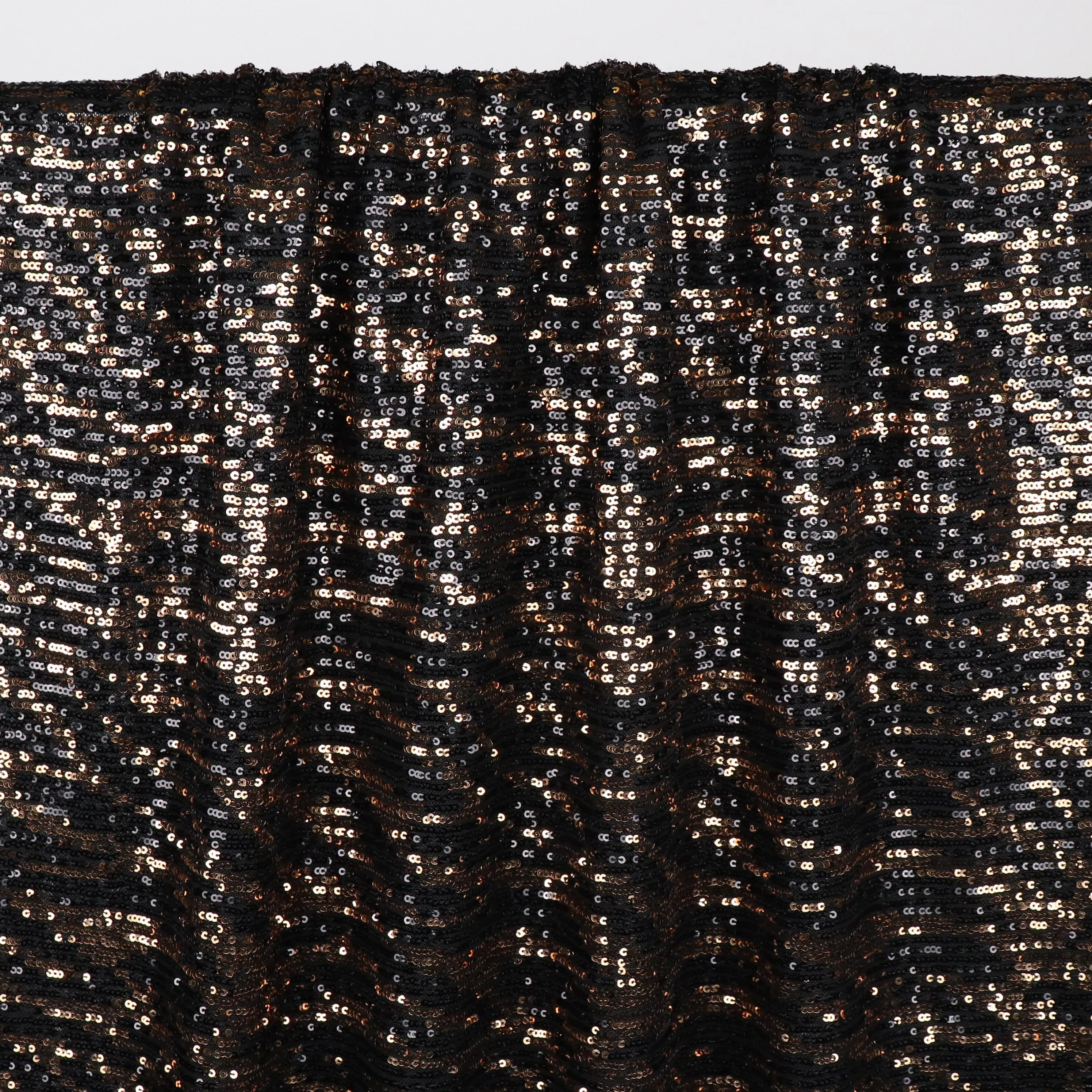 Tulle Sequins - Gold   Black Zebra