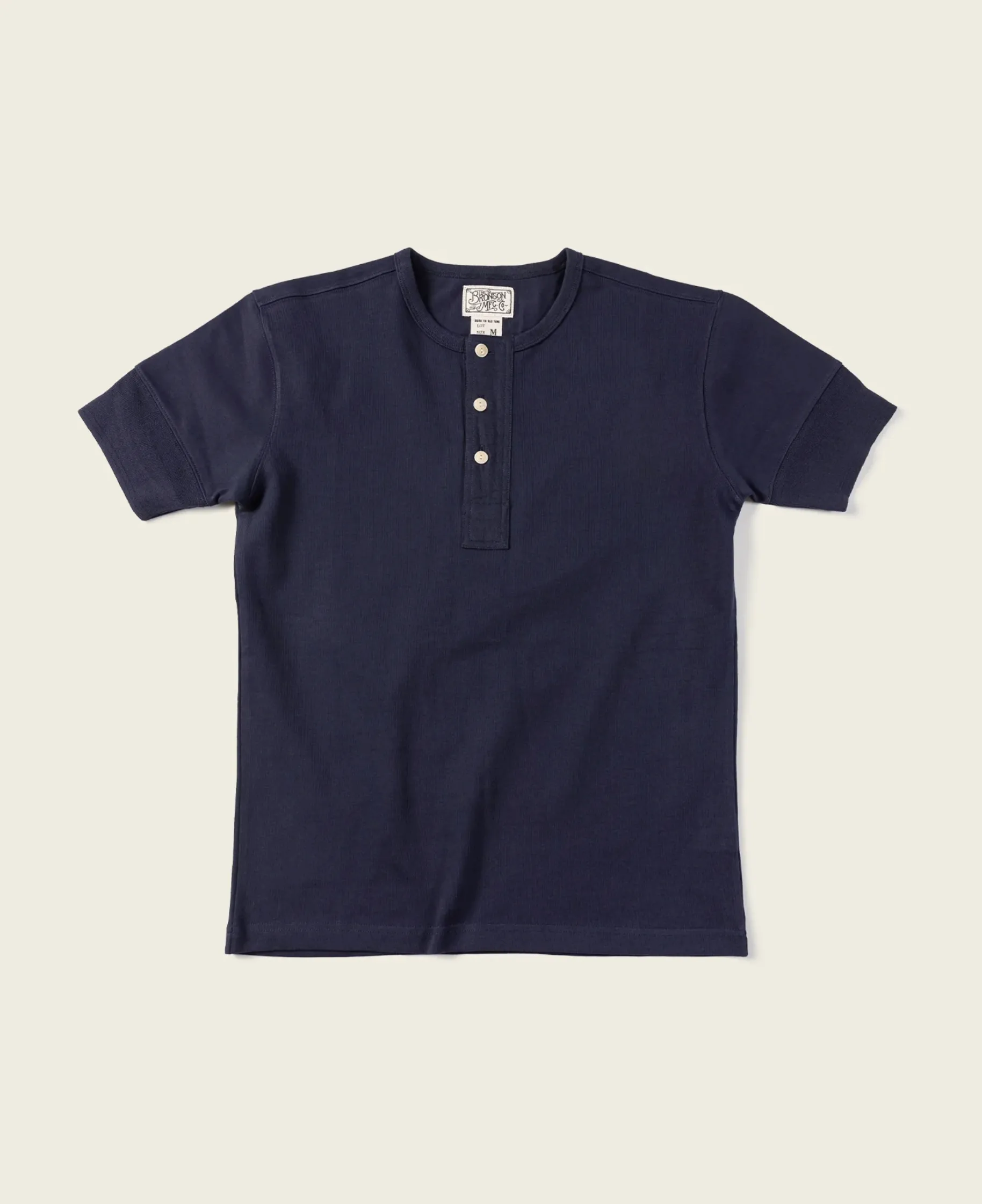 Vintage Short Sleeve Henley T-Shirt