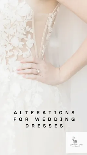 Wedding dress alterations