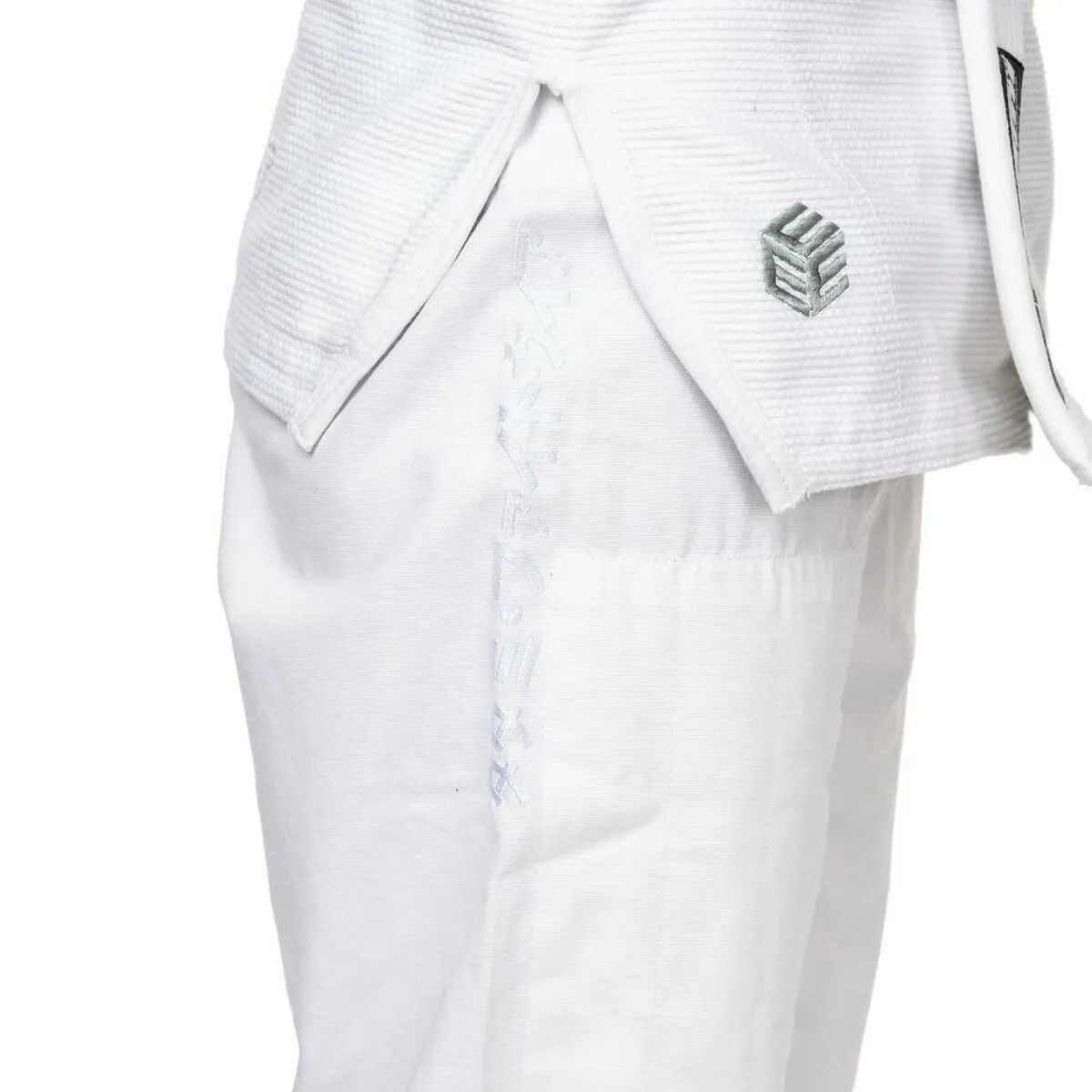 White/Grey Tatami Fightwear Estilo Black Label Ladies BJJ Gi