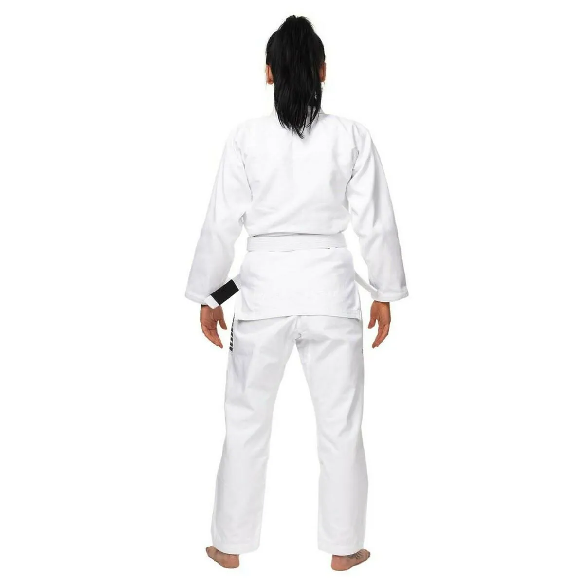 White/Grey Tatami Fightwear Estilo Black Label Ladies BJJ Gi