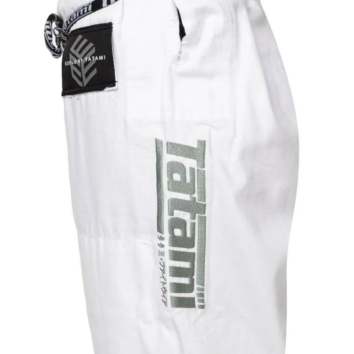 White/Grey Tatami Fightwear Estilo Black Label Ladies BJJ Gi