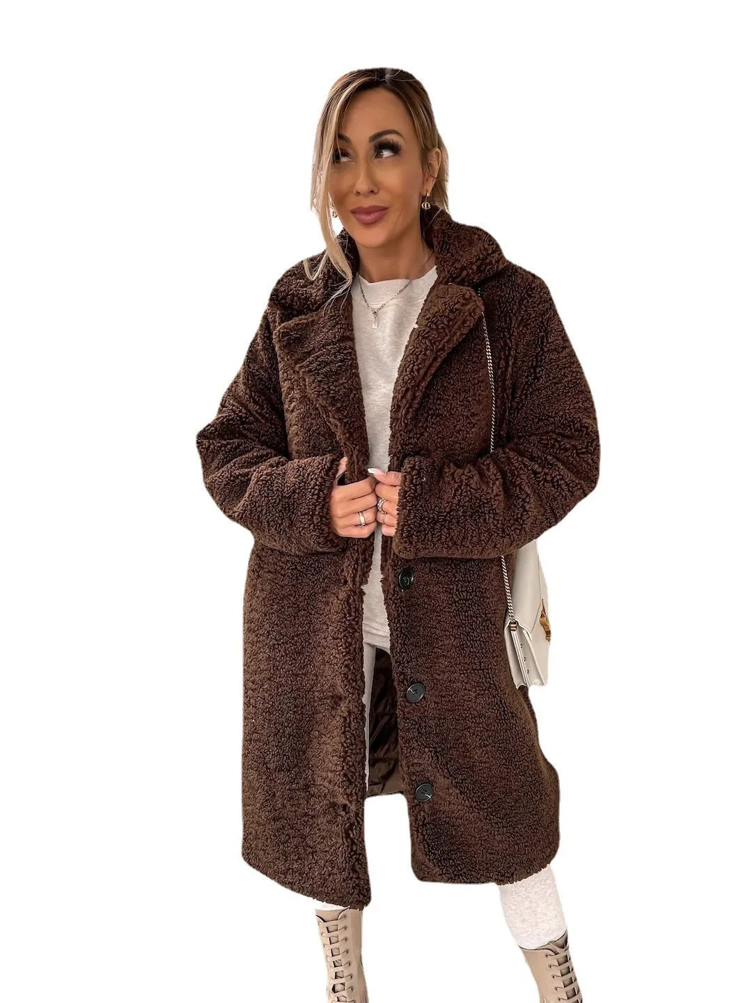 Women Regular Sleeve Fur winter Coat