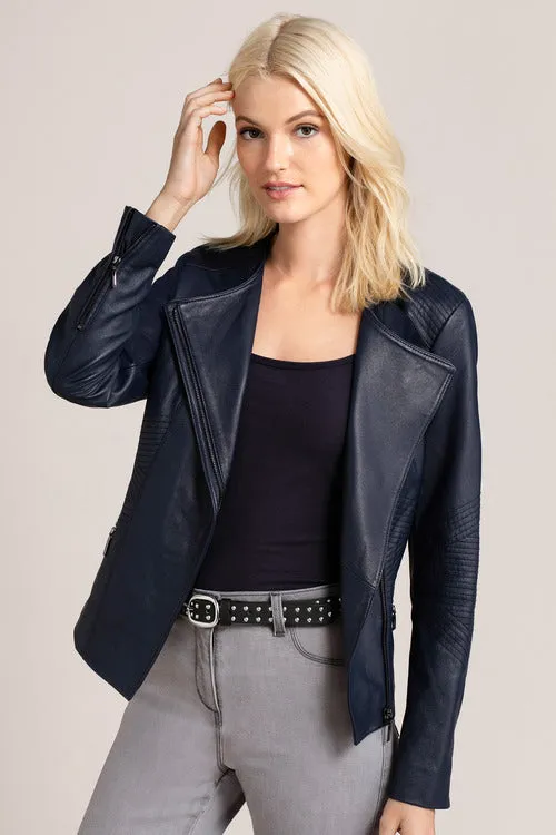 Women’s Black Leather Jacket