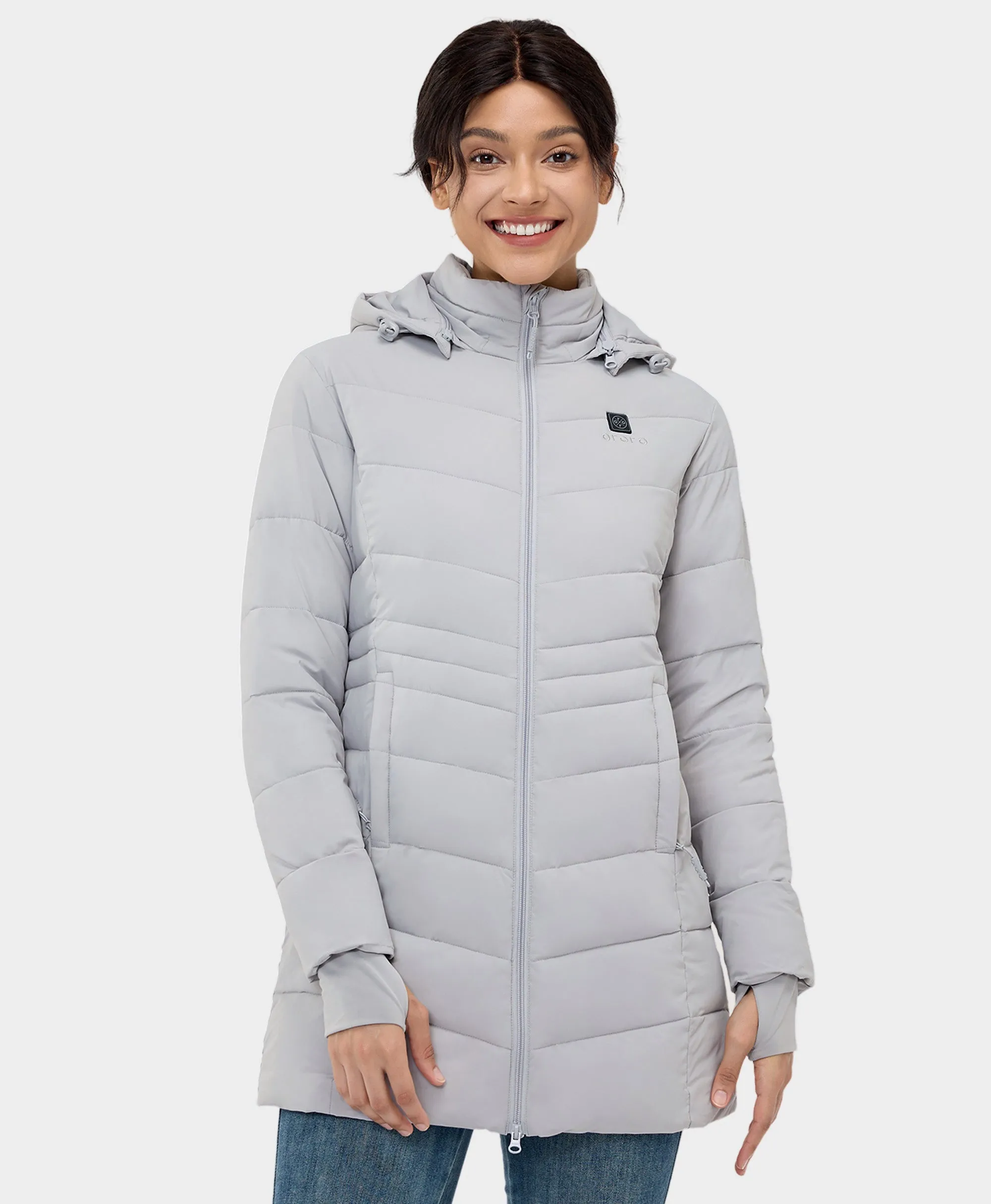 Women's Heated Puffer Parka Jacket (Apprel Only)