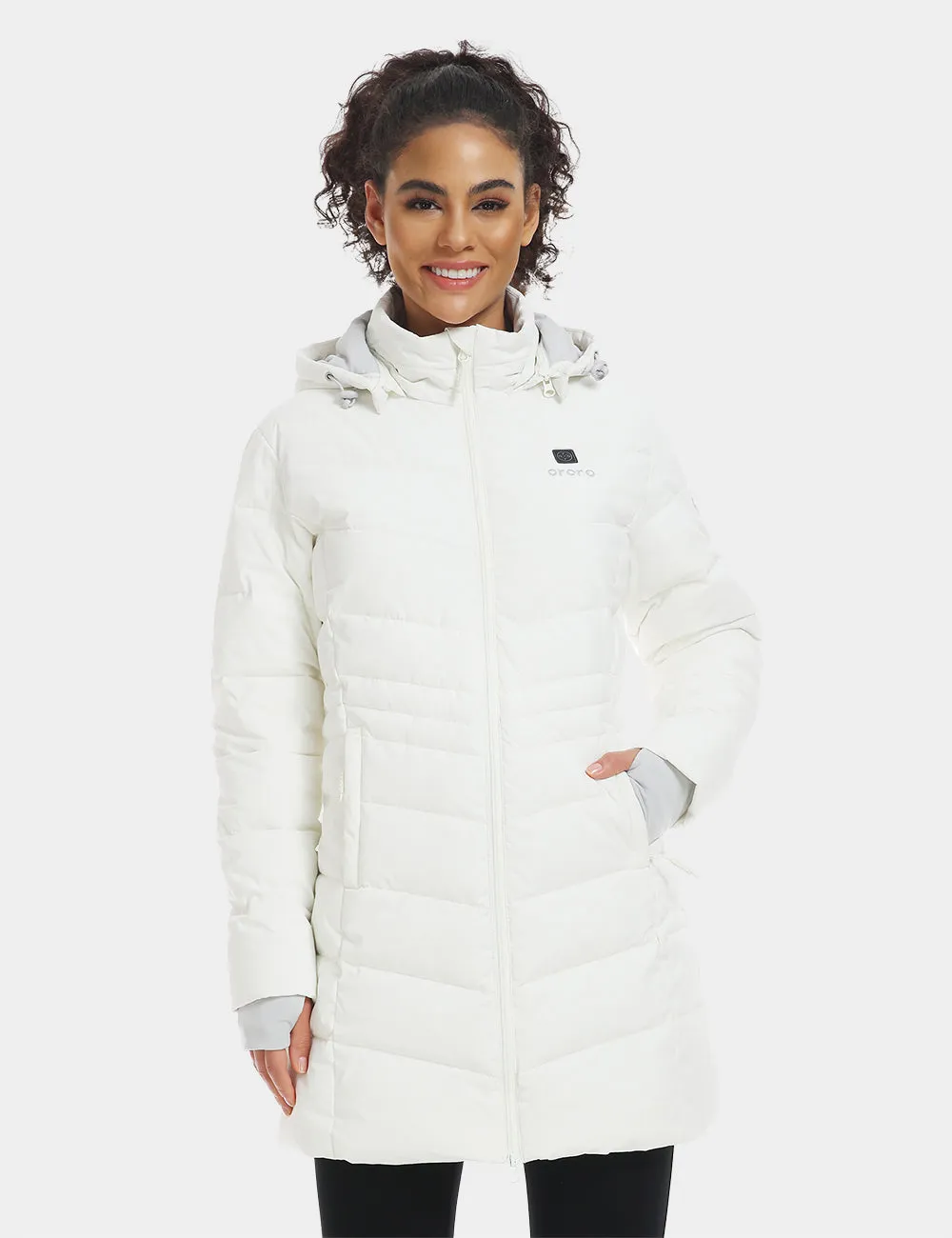 Women's Heated Puffer Parka Jacket (Apprel Only)