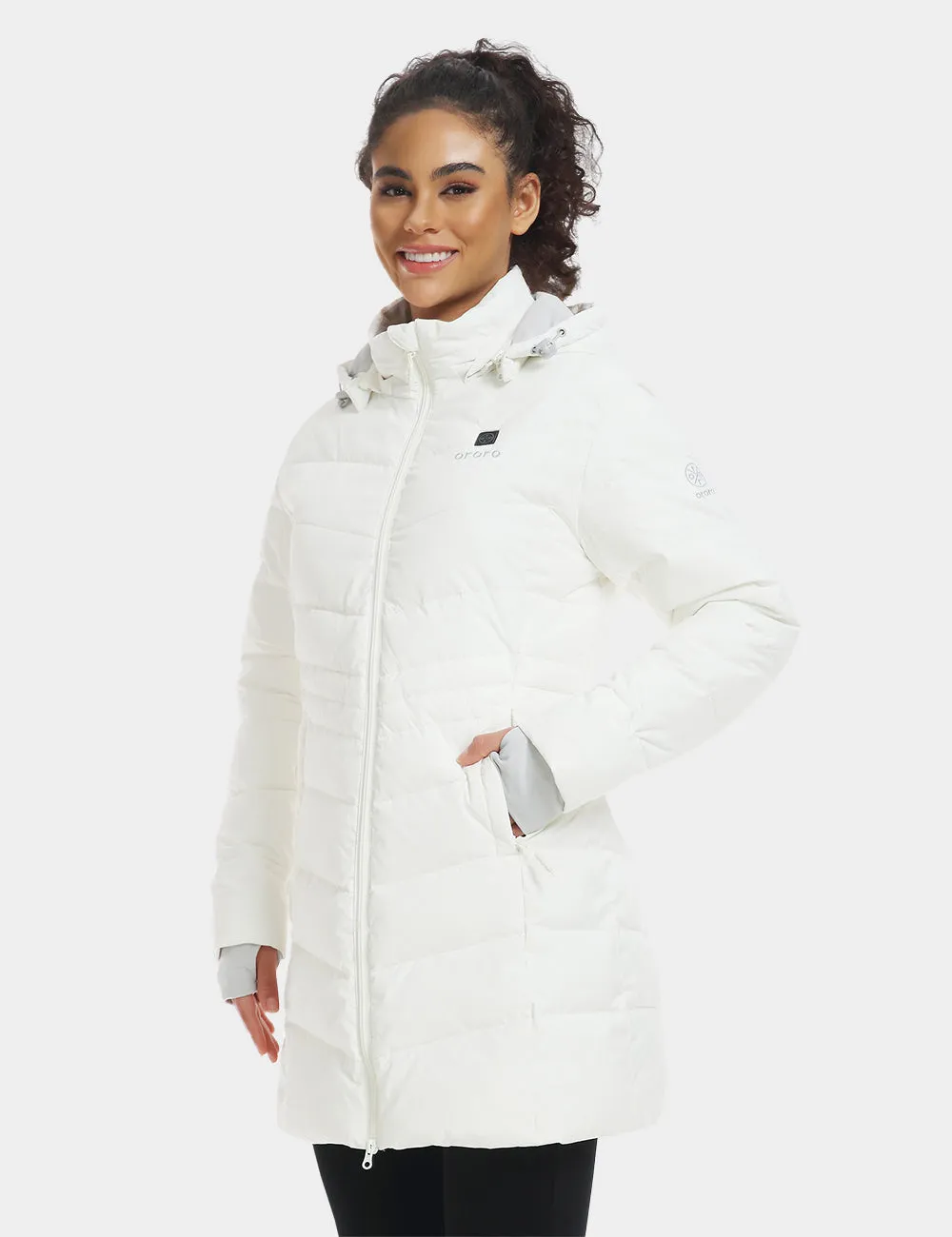 Women's Heated Puffer Parka Jacket (Apprel Only)