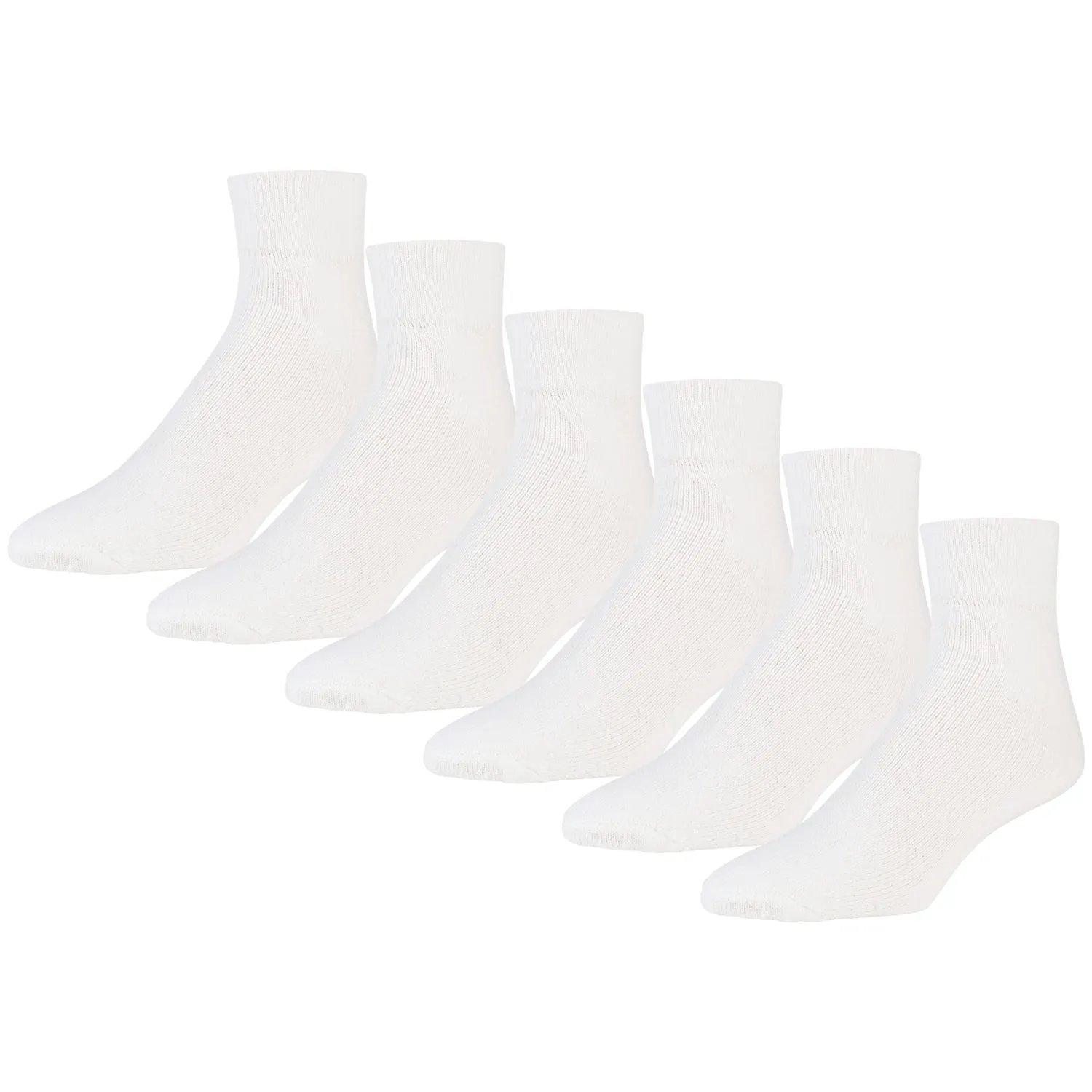 Women's Quarter Length Sports Socks, Size 9-11