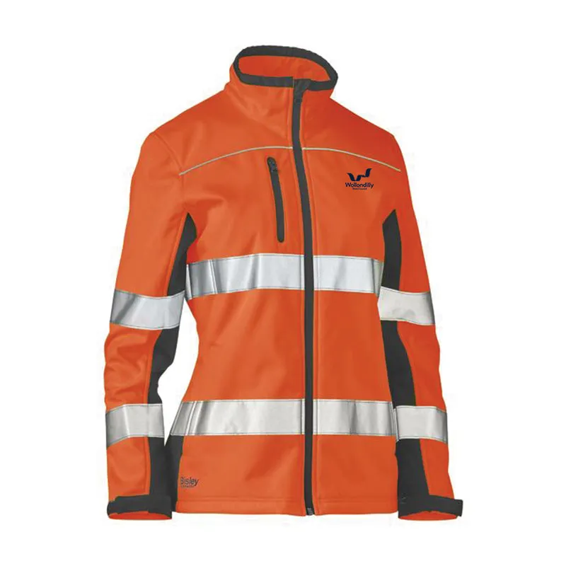 WSC - Ladies Taped Two Tone Hi Vis Soft Shell Jacket BJL6059T