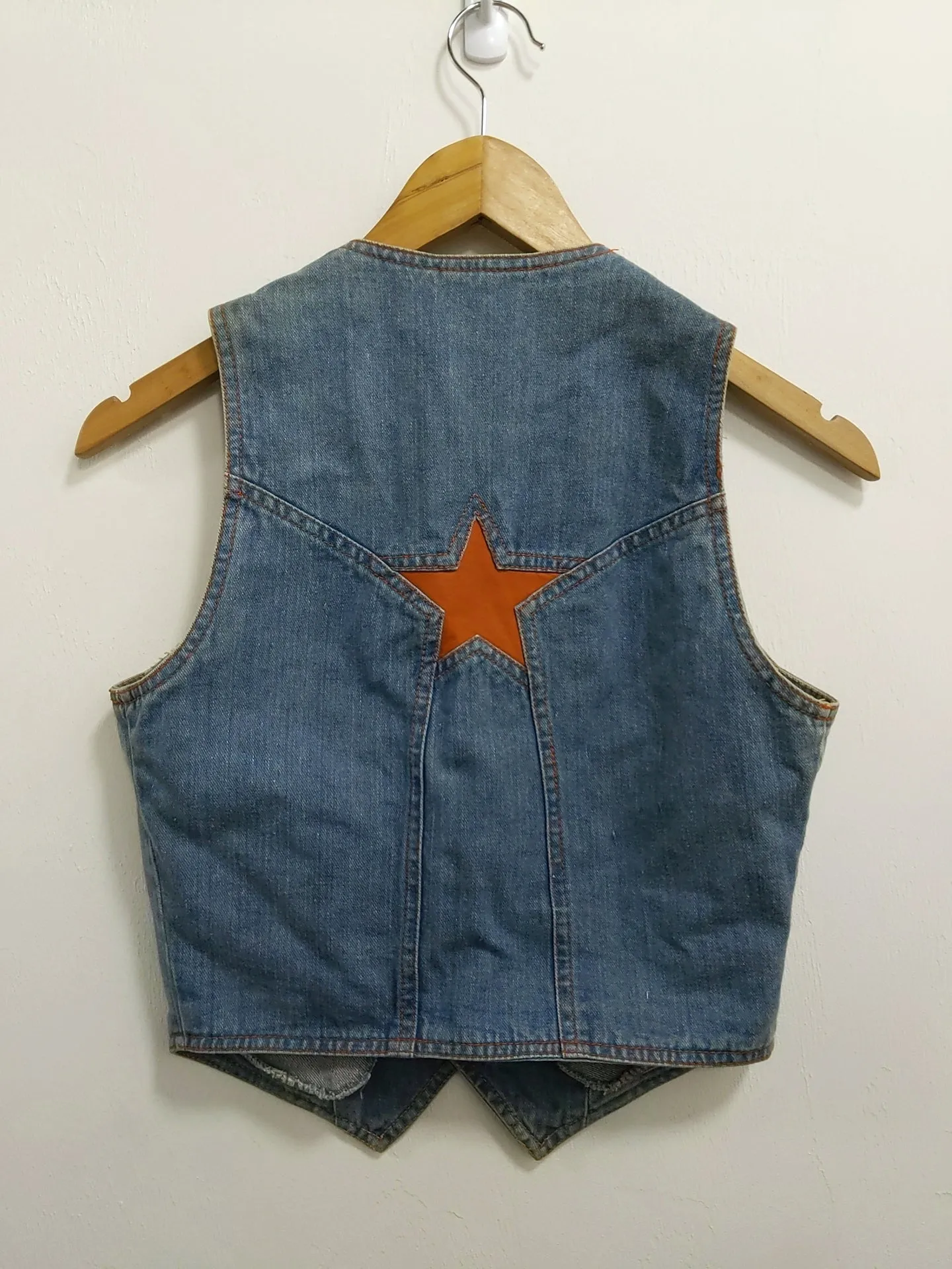 [XS] 1970s Faded Glory Denim Vest