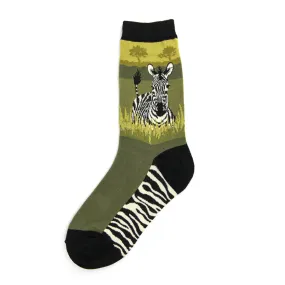 Zebra Women's Crew Socks