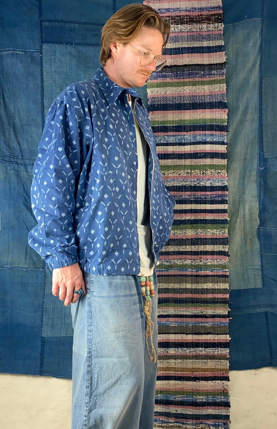 Zipper Canvas Indigo Sioux